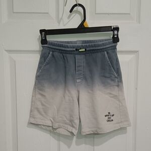 Zara Ombre Blue and White Bermuda Shorts